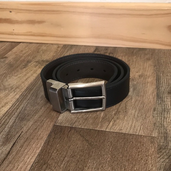 Mens essential classic sleek Reversible black brown belt - Picture 1 of 4